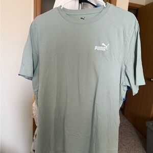 Puma Men's Mint Green Short Sleeve Tee
